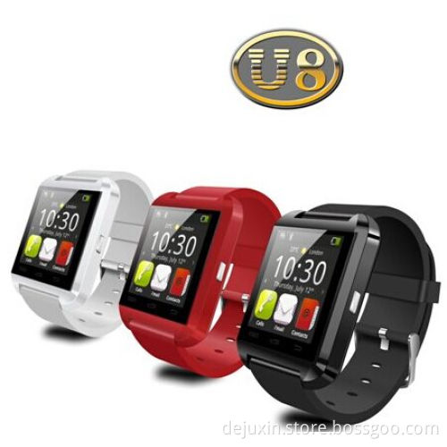 Topsale 1.44" Screen 128*128 BT 4.0 sport water resistant bluetooth smart u8 watch
